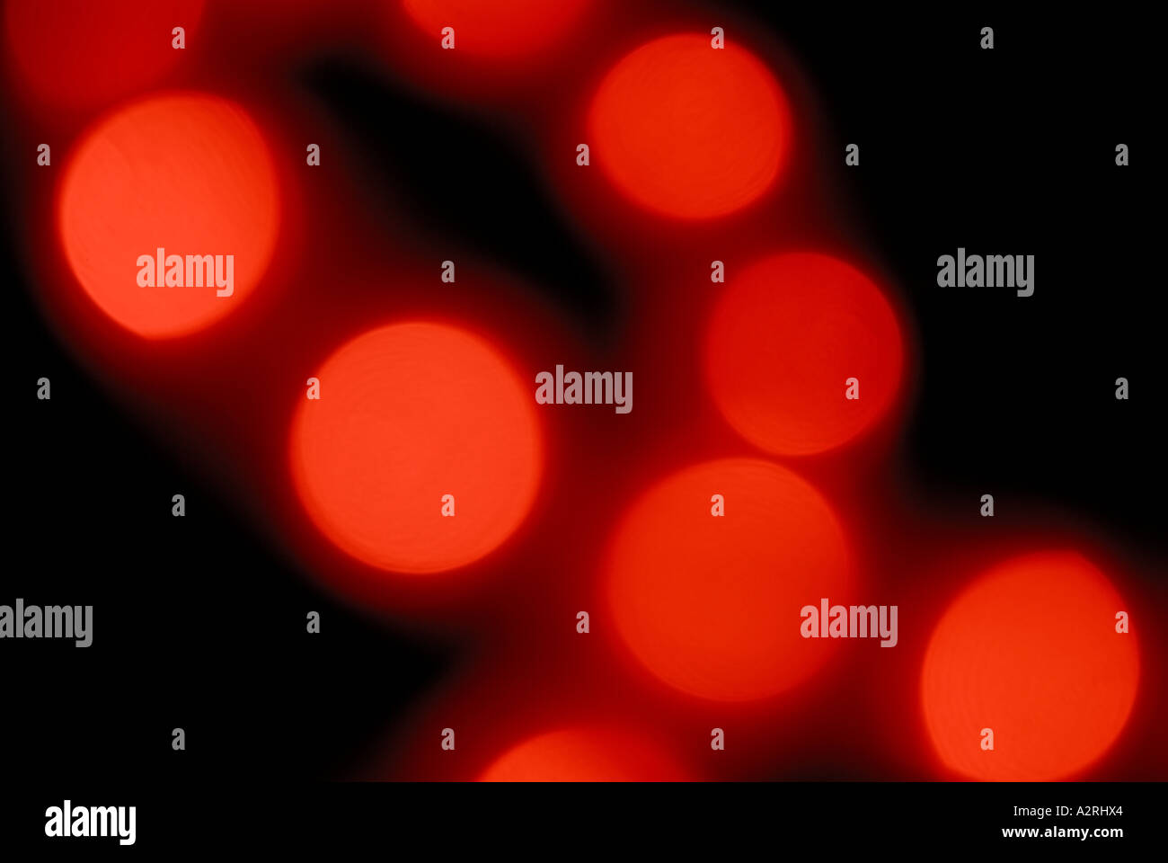 Stringa di luci ho Foto Stock