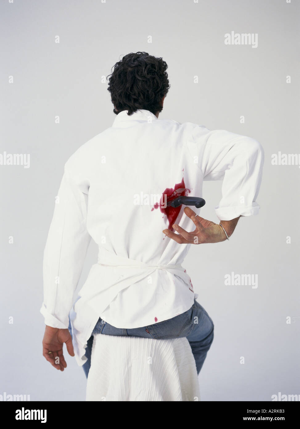 Anthony Bourdain chef scrittore di cucina avventure riservate nel ventre molle culinaria 2000 Foto Stock