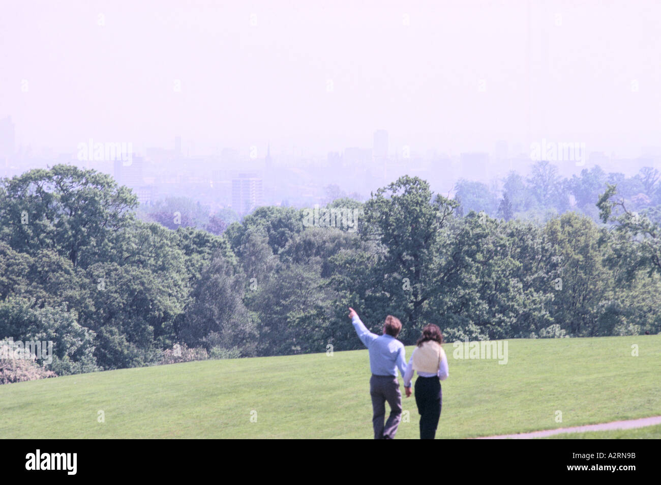 Vista da kenwood house su hamstead heath Londra Foto Stock
