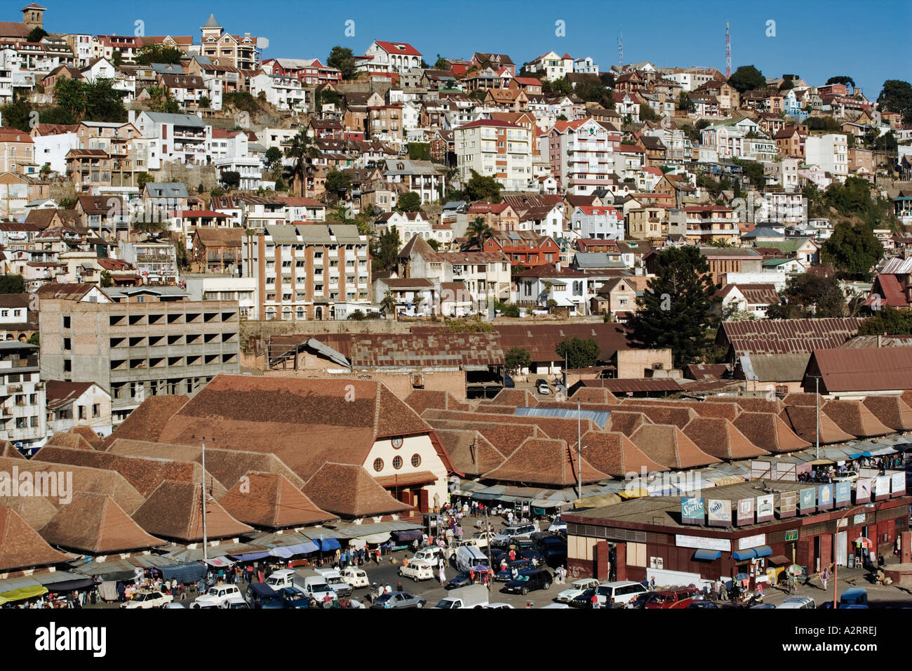 Antananarivo la Città dei Mille è la capitale del Madagascar con una  popolazione di 1 403 449 del Madagascar Foto stock - Alamy