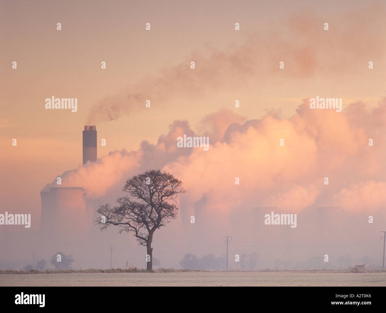 Drax Power Station, vicino a Selby, North Yorkshire, Inghilterra. Foto Stock