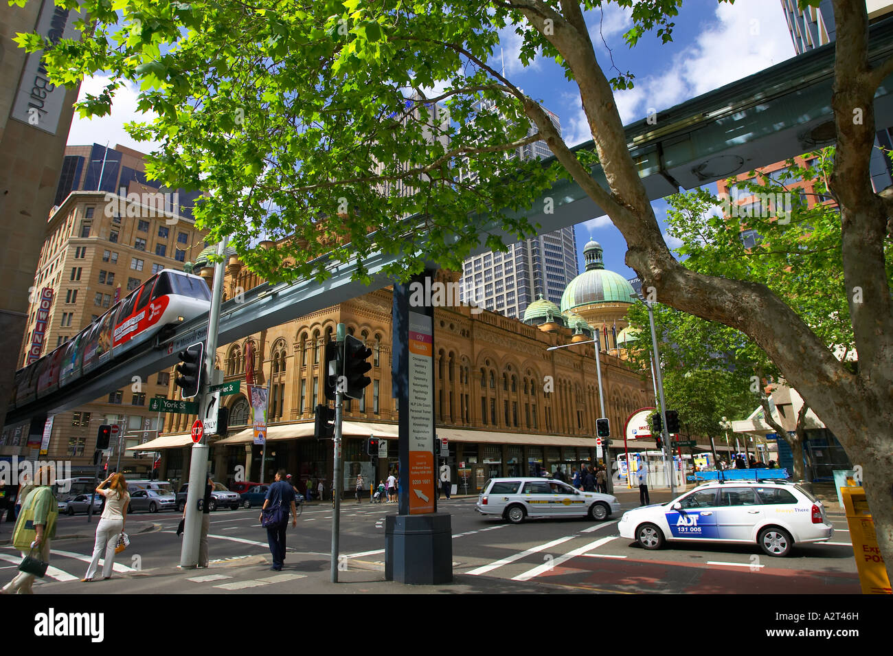 Sydney Australia Queen Victoria Building Foto Stock