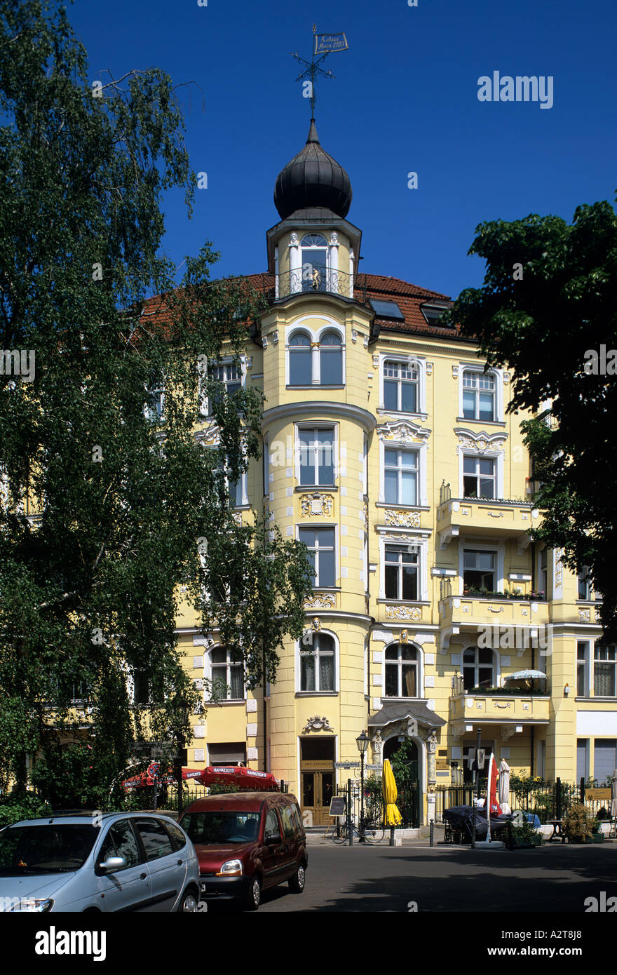 Europa Germania Deutschland Berlin Schoeneberg Tempelhof Viktoria Luise Platz Place Square Foto Stock