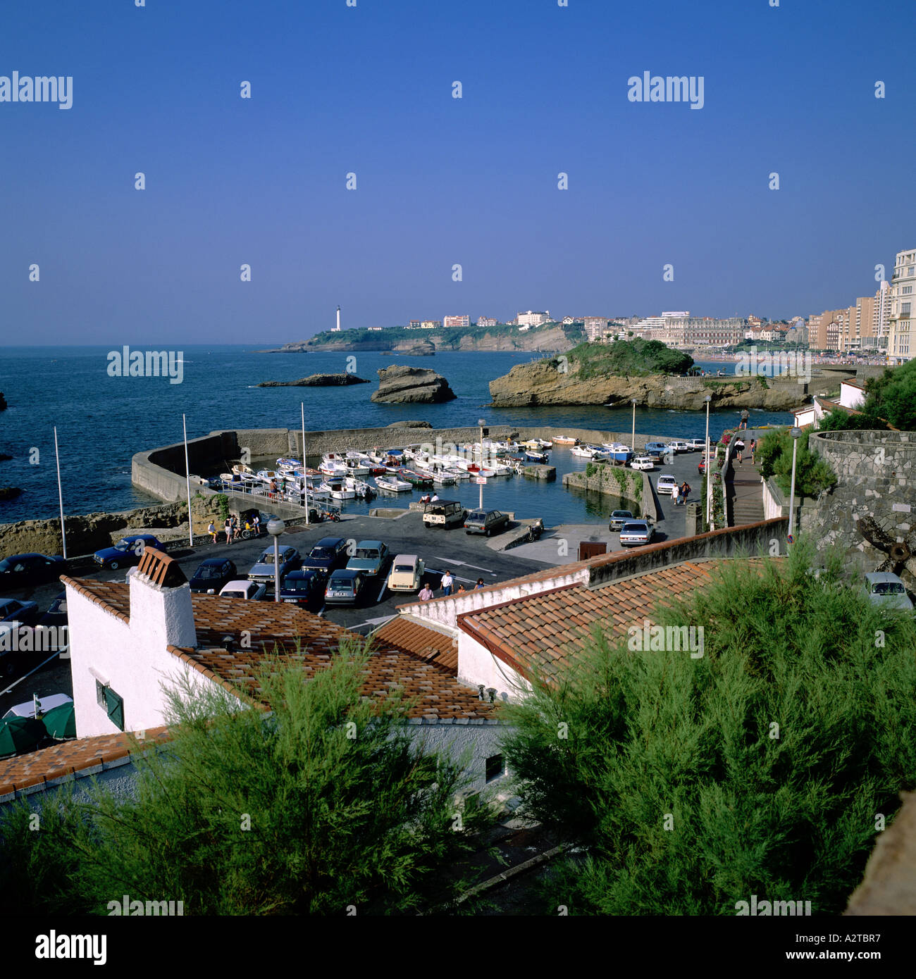 PORT DES PECHEURS, porto di pescatori, Biarritz paesi baschi Francia Europa Foto Stock