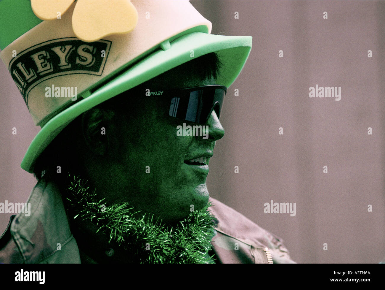 Chicago Stati Uniti il giorno di san patrizio parade 1994 Foto Stock