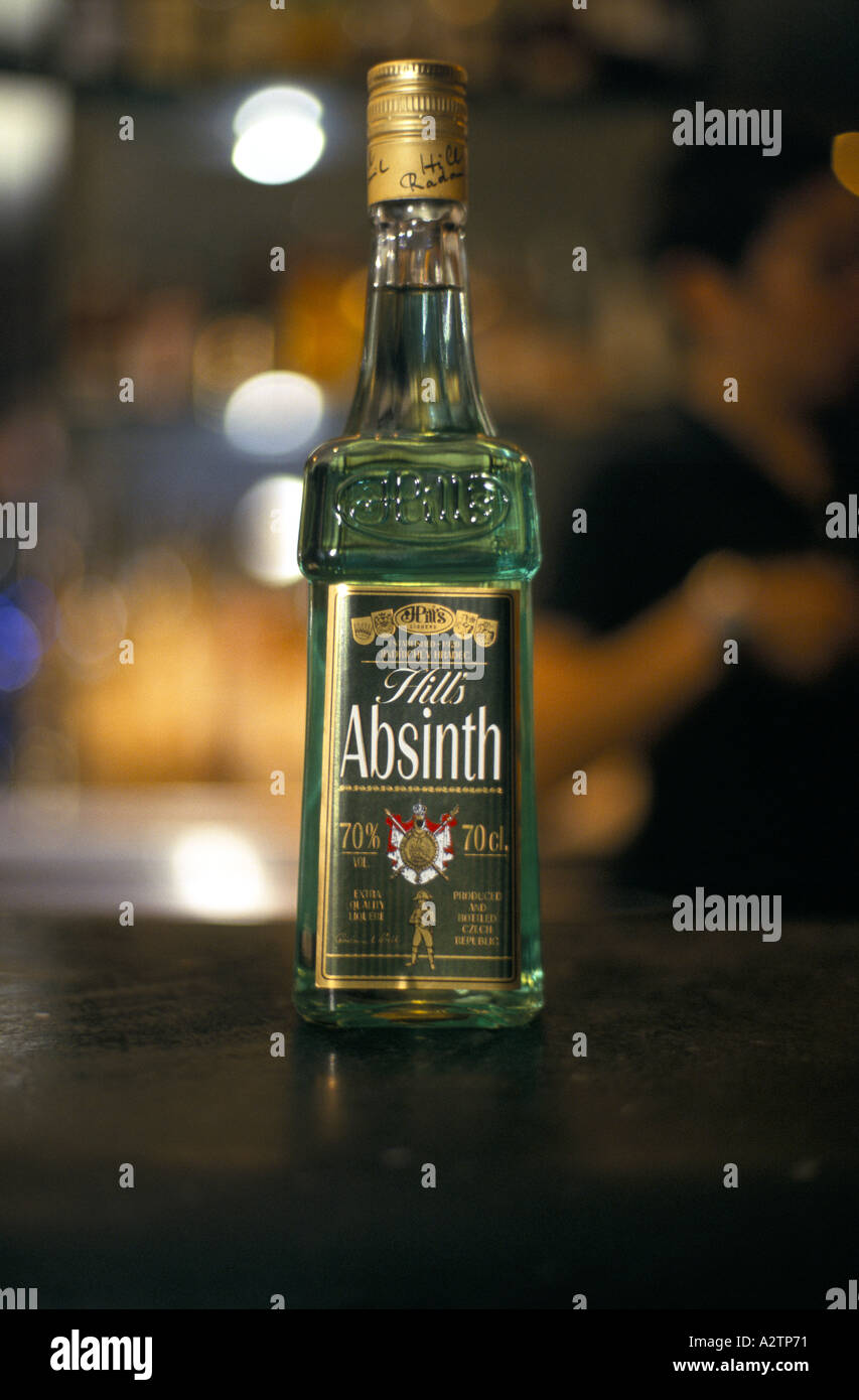 Absinthe all anice bevanda alcolica prodotta da assenzio è infamously pericolosi per la salute Foto Stock