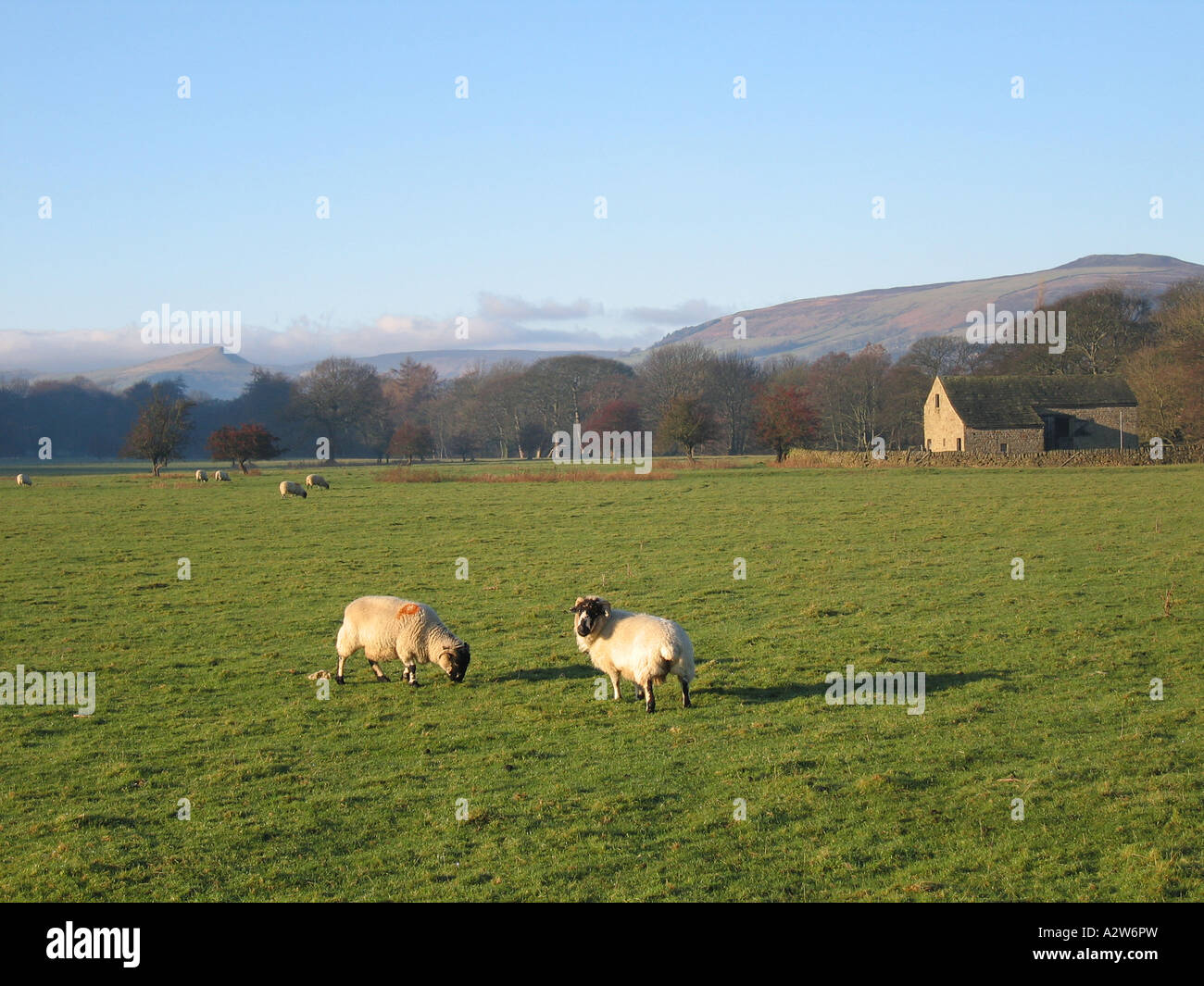 Il Peak District, Derbyshire. Foto Stock