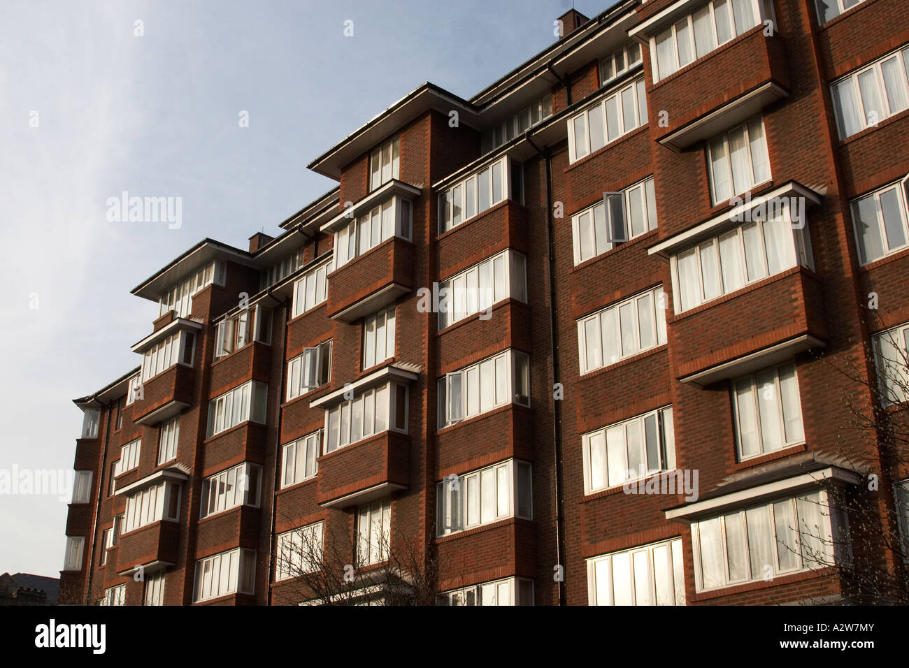 Appartamento Residenziale o appartamento edifici su Park Rd London NW Inghilterra Foto Stock