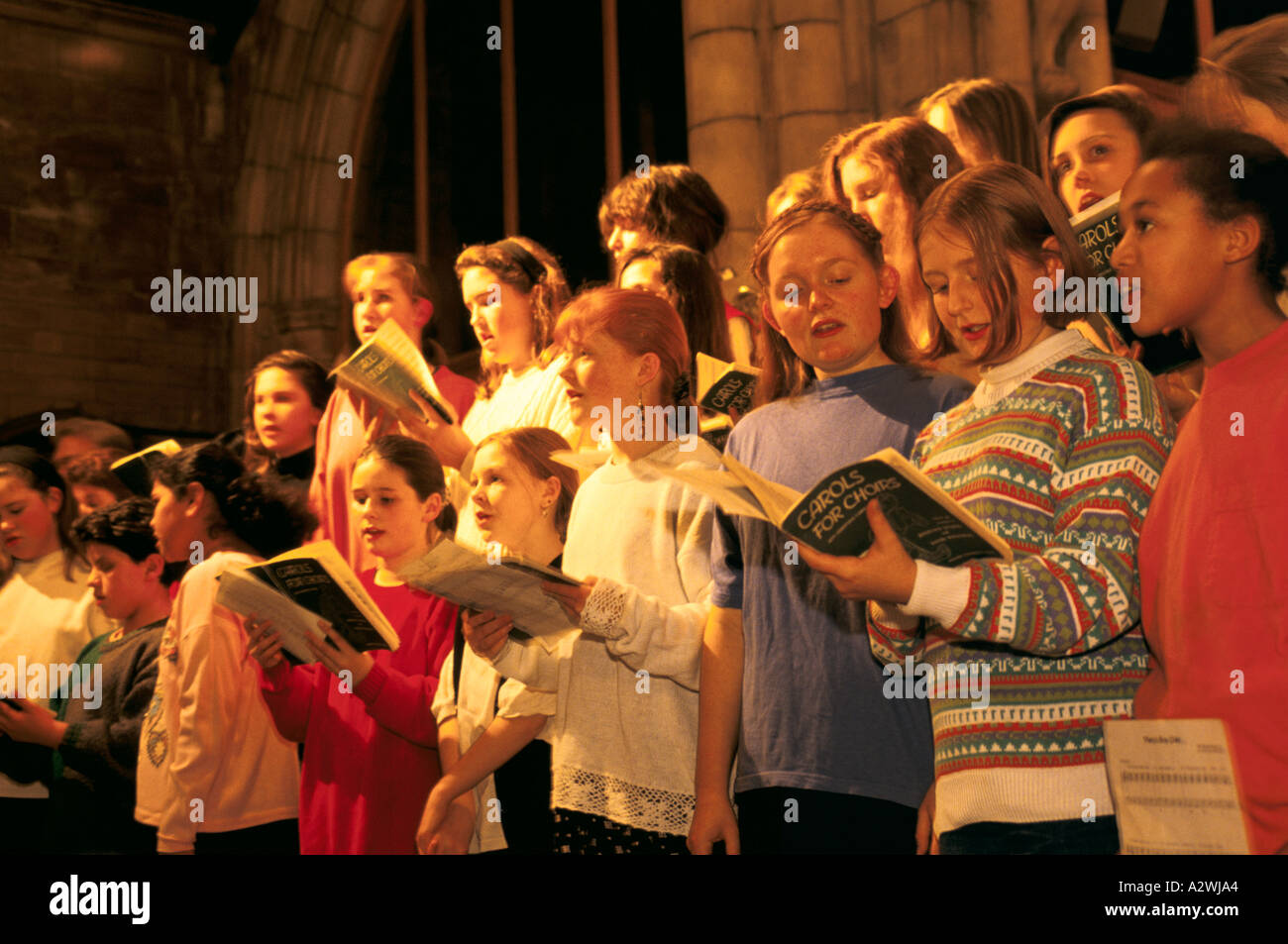 Scuola secondaria coro a muswell hill chiesa haringey Foto Stock