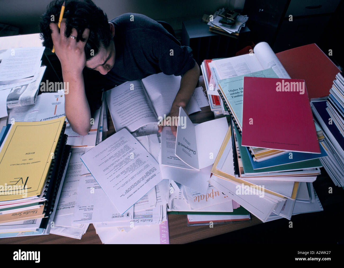 Stress esame haringey Londra Foto Stock