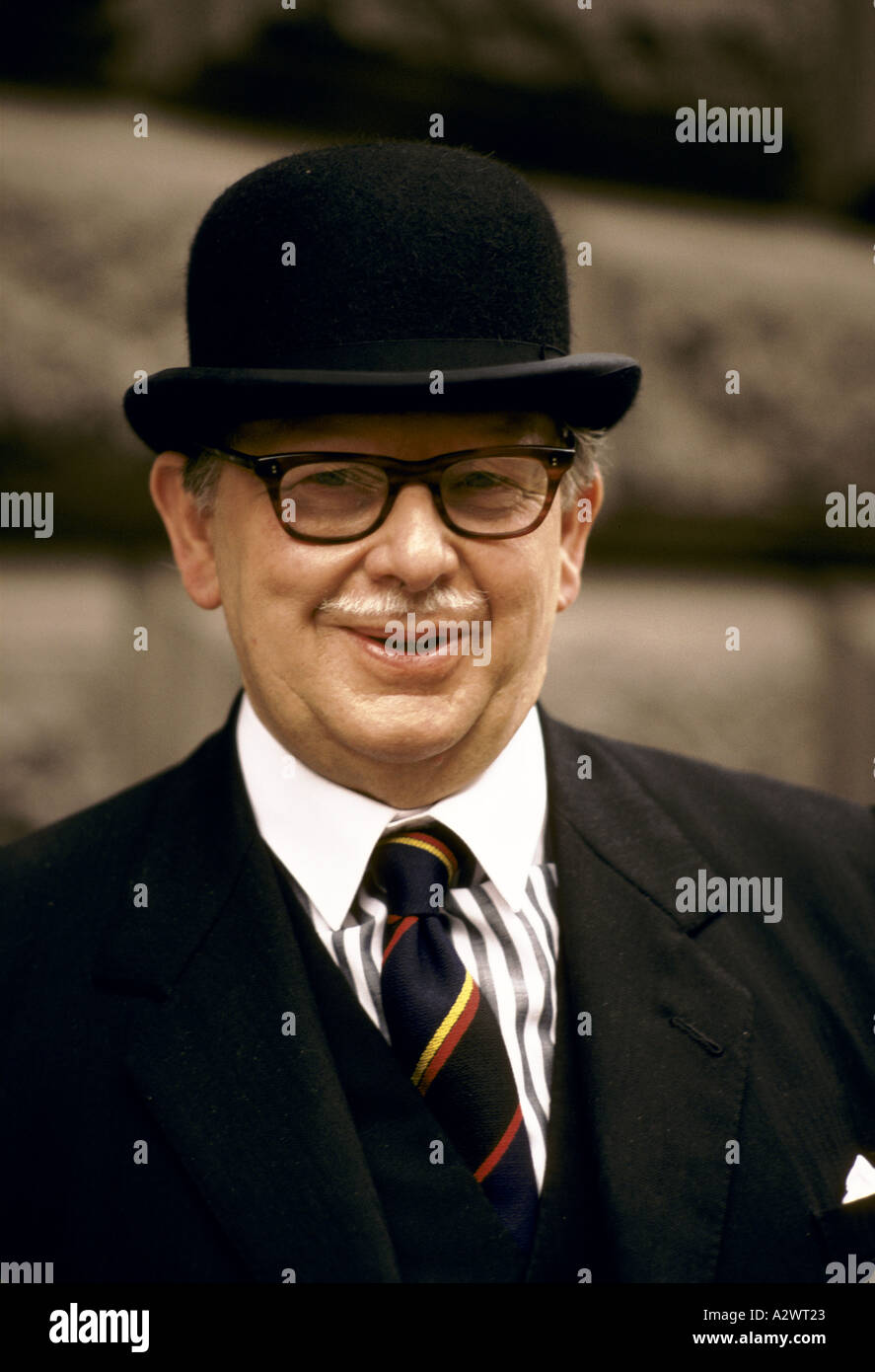 City Gent banking city of London Foto Stock