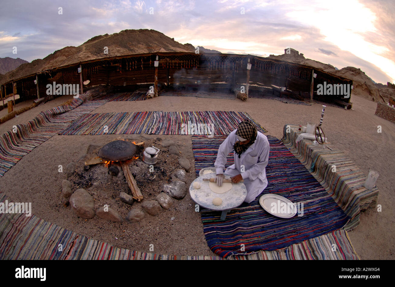 Accampamento Beduino, a Sharm el Sheikh Egitto Foto Stock