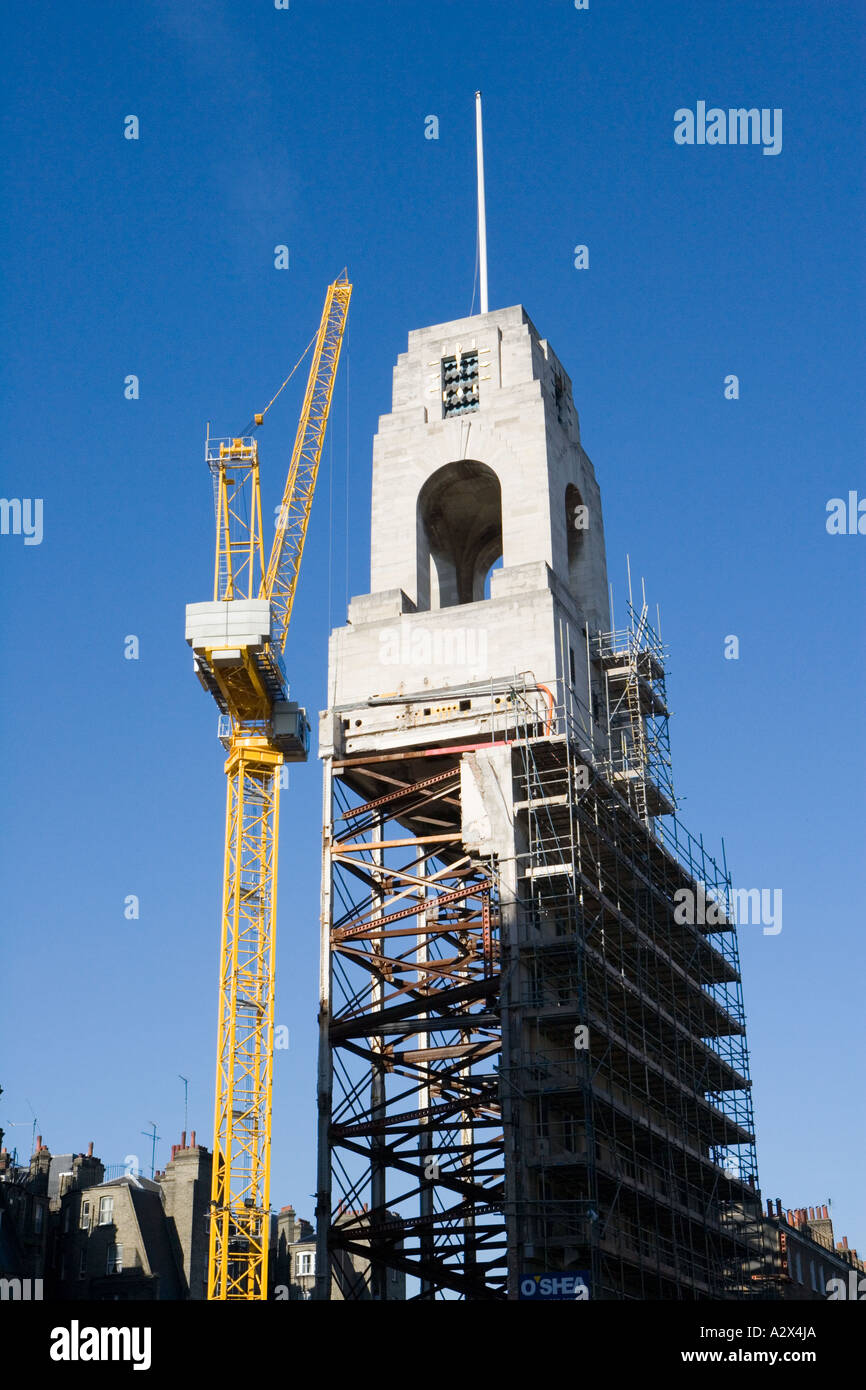 Il ^ex ^Sede dell 'Abbey National' subendo ^grandi ^chirurgia. "Baker Street', 'Marylebone', Londra Foto Stock