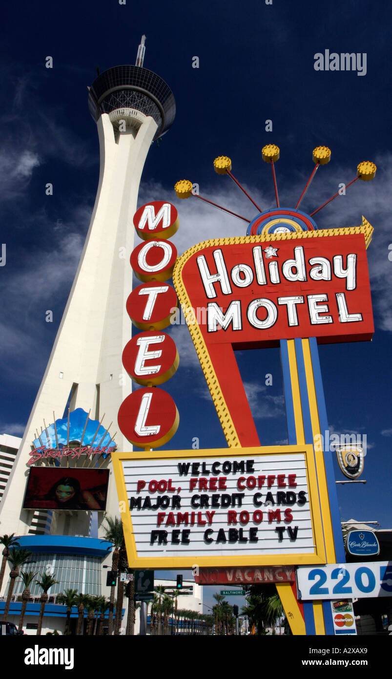 Lo Stratosphere Hotel Las Vegas Foto Stock