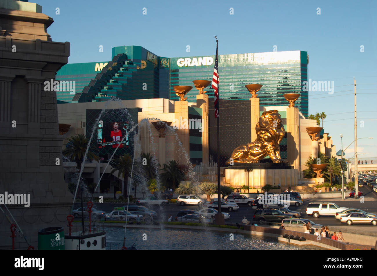 La MGM Grand Hotel a Las Vegas Stati Uniti d'America Foto Stock