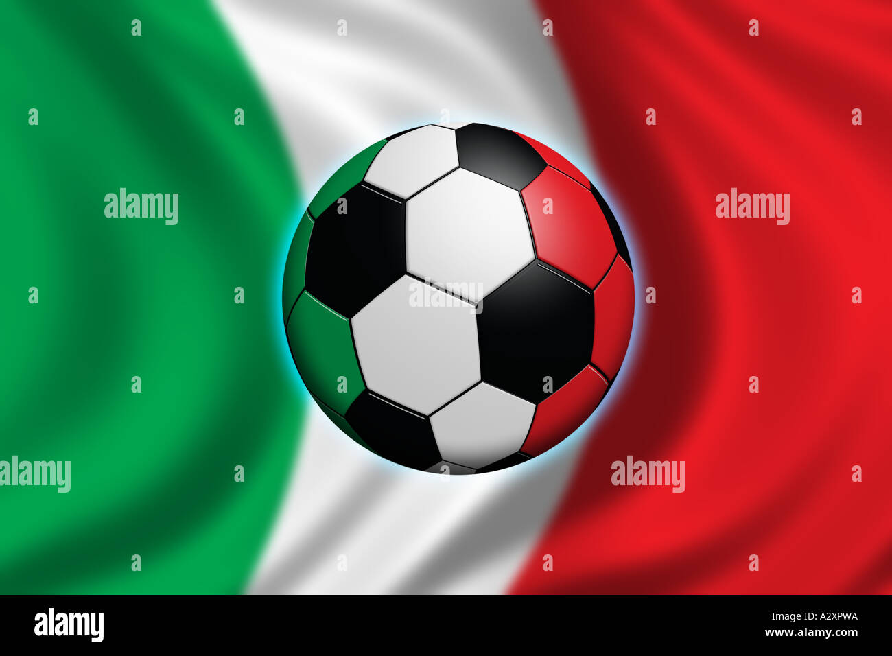 Calcio in Italia Foto Stock