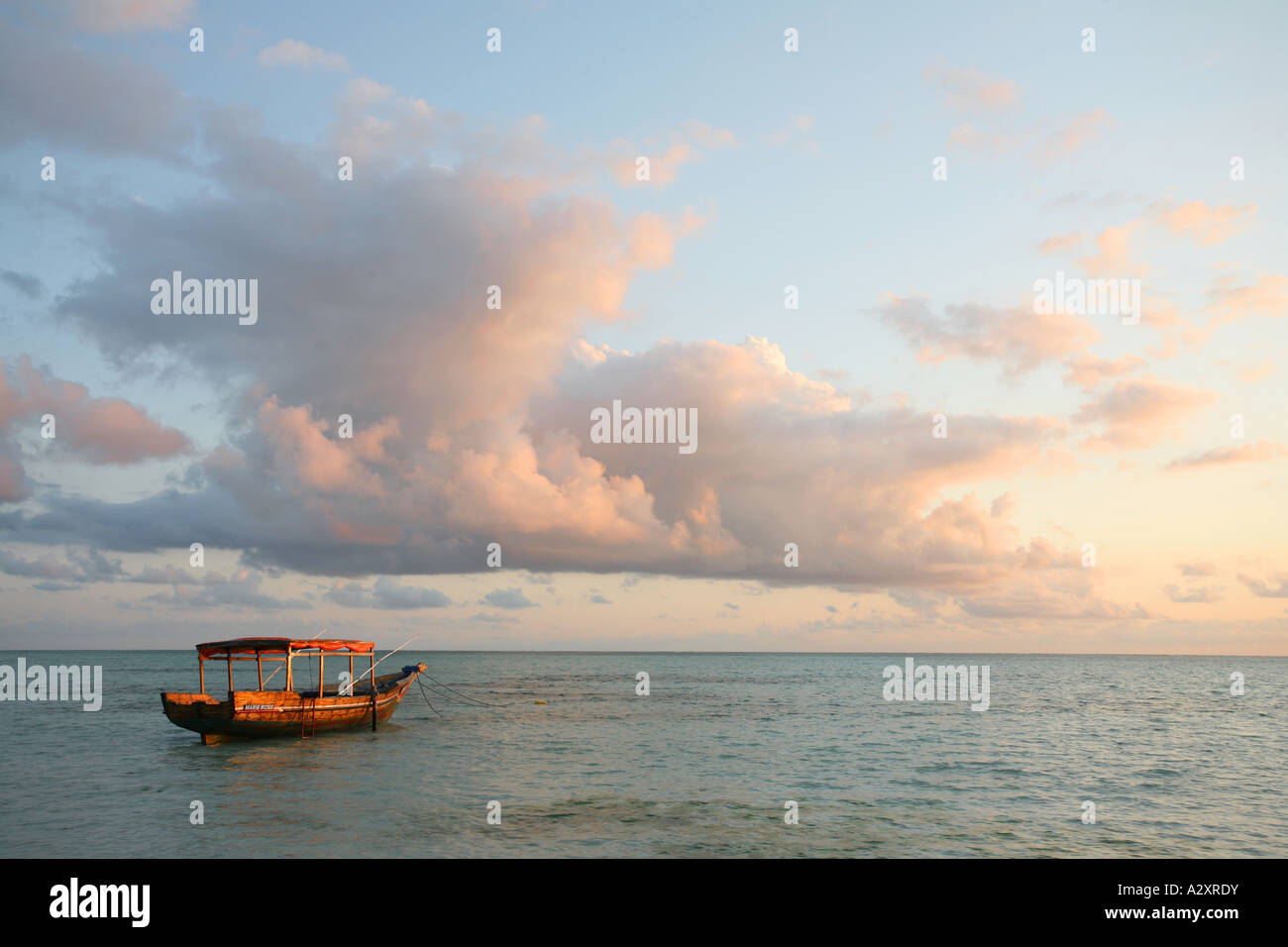 Pongwe Beach Zanzibar Tanzania Foto Stock
