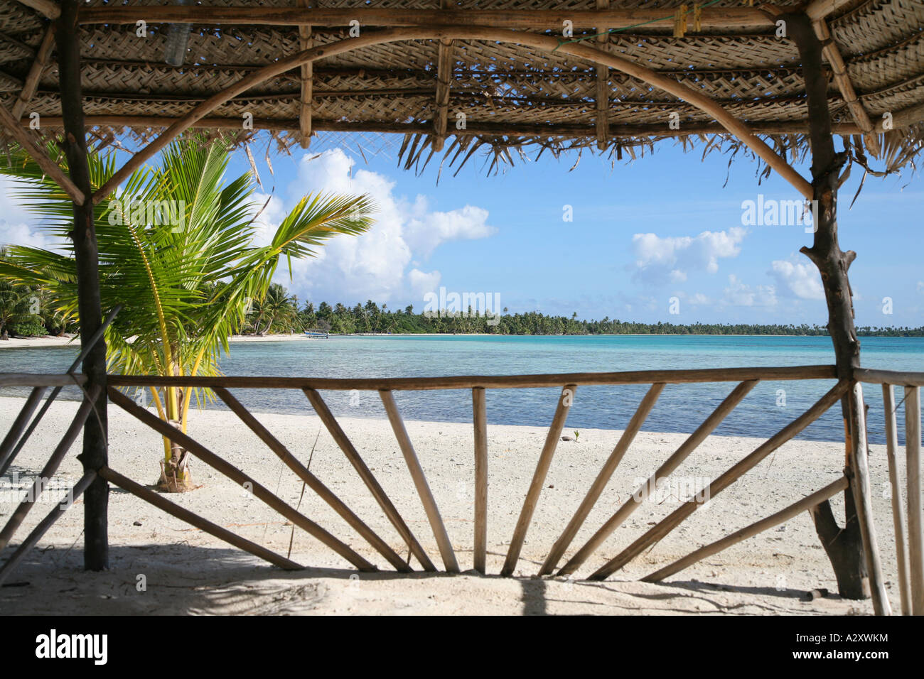 Motu Auira Beach Maupiti Polinesia Francese Foto Stock