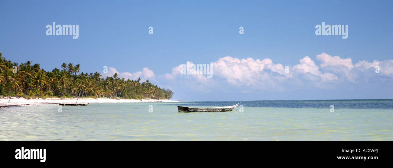 Paje Beach Zanzibar Tanzania Foto Stock