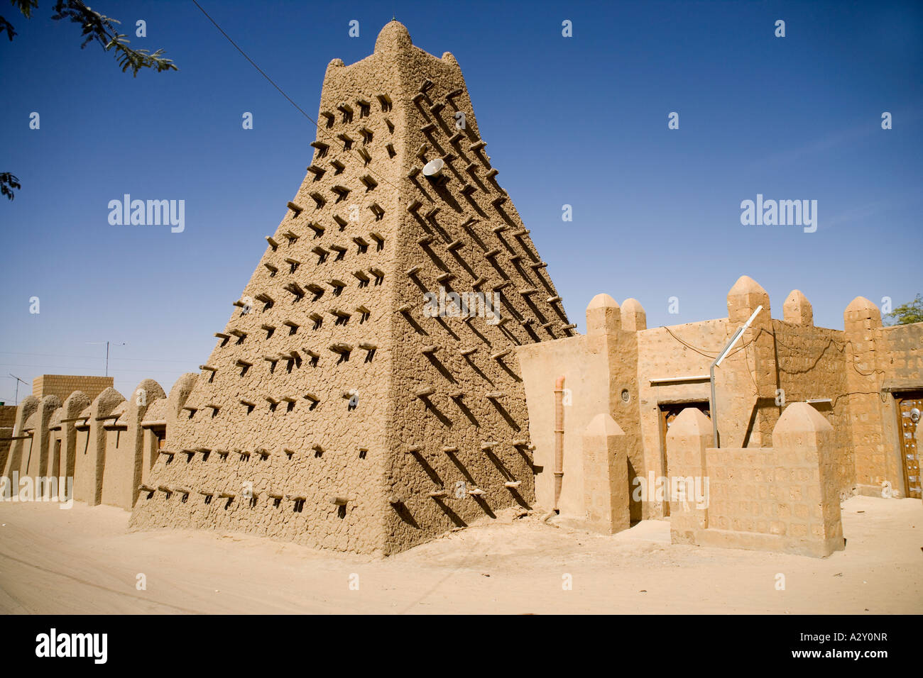 Sankore moschea a Timbuctù.Mali,Africa occidentale Foto Stock