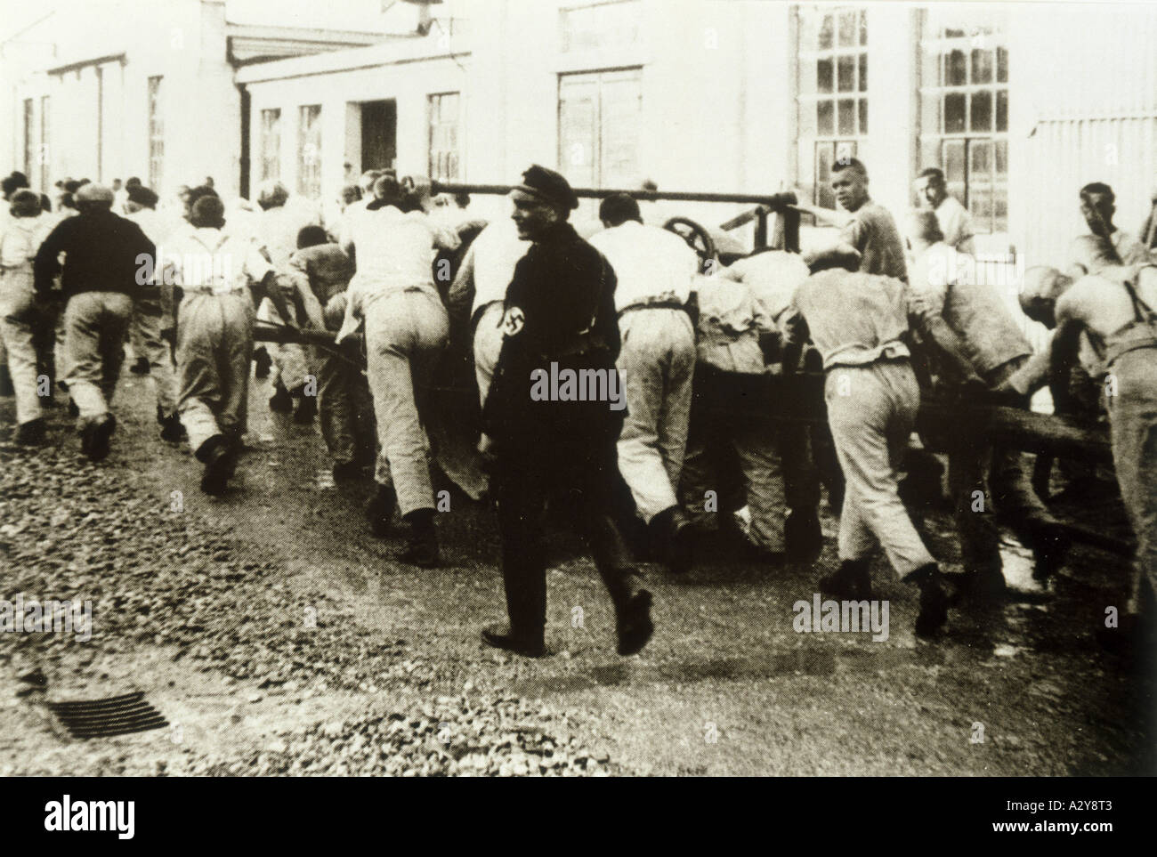 C.campi di lavoro di Dachau Foto Stock