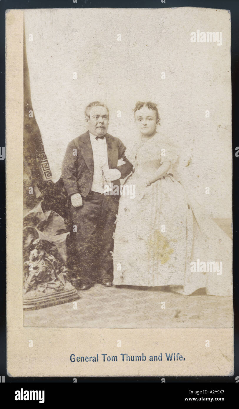 Tom Thumb Lavinia Wed Foto Stock