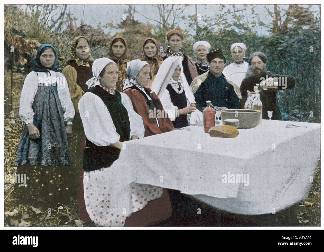 Russo festa di nozze Foto Stock