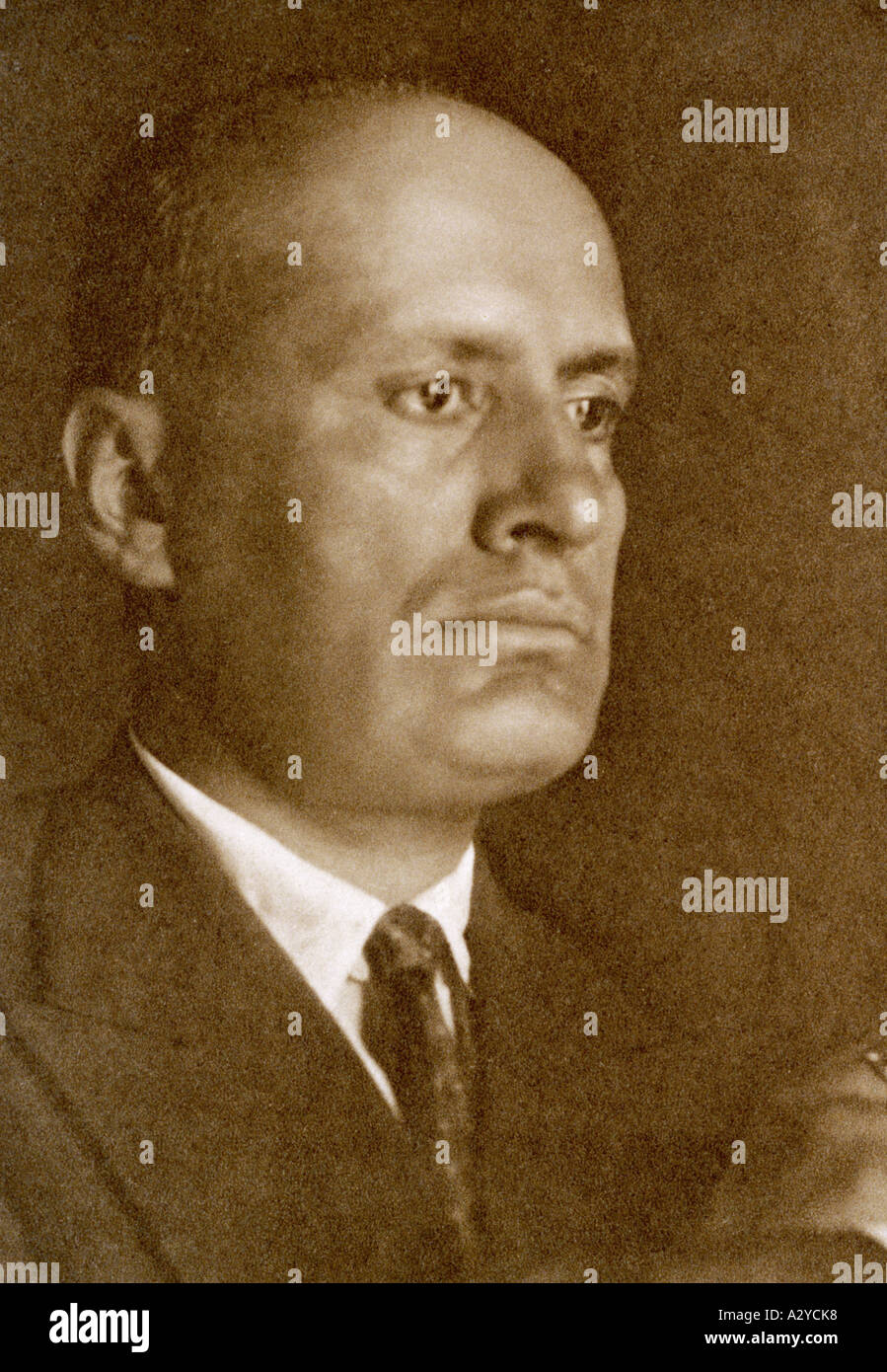 Mussolini 1920 foto Foto Stock