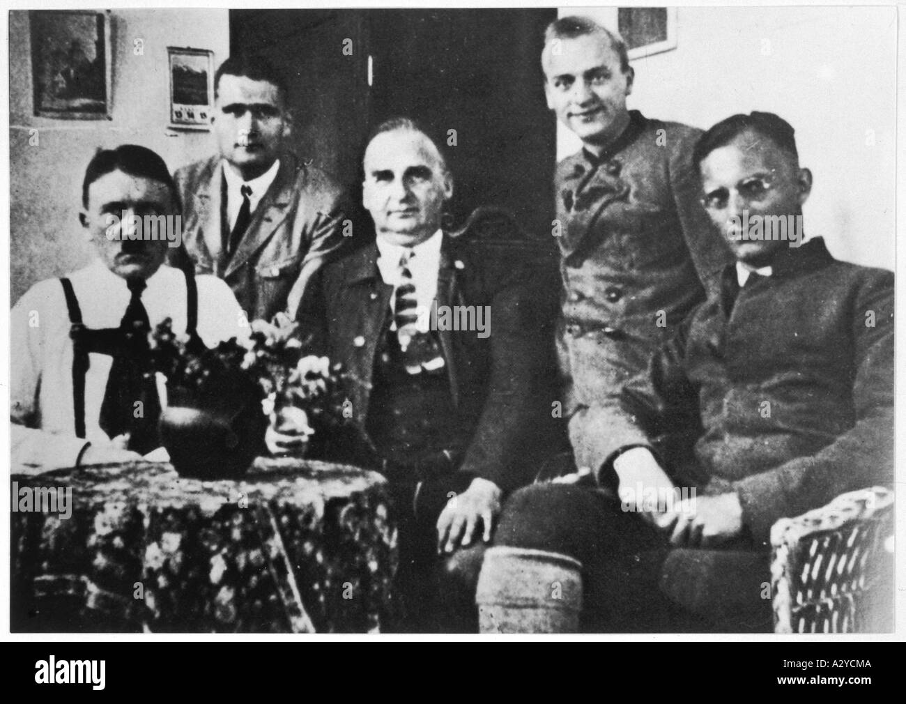 Hitler Landsberg prigione Foto Stock