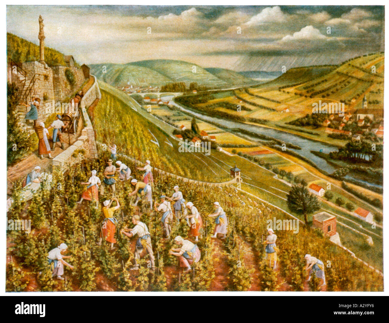 Regionale d'Arte Arte tedesco Foto Stock