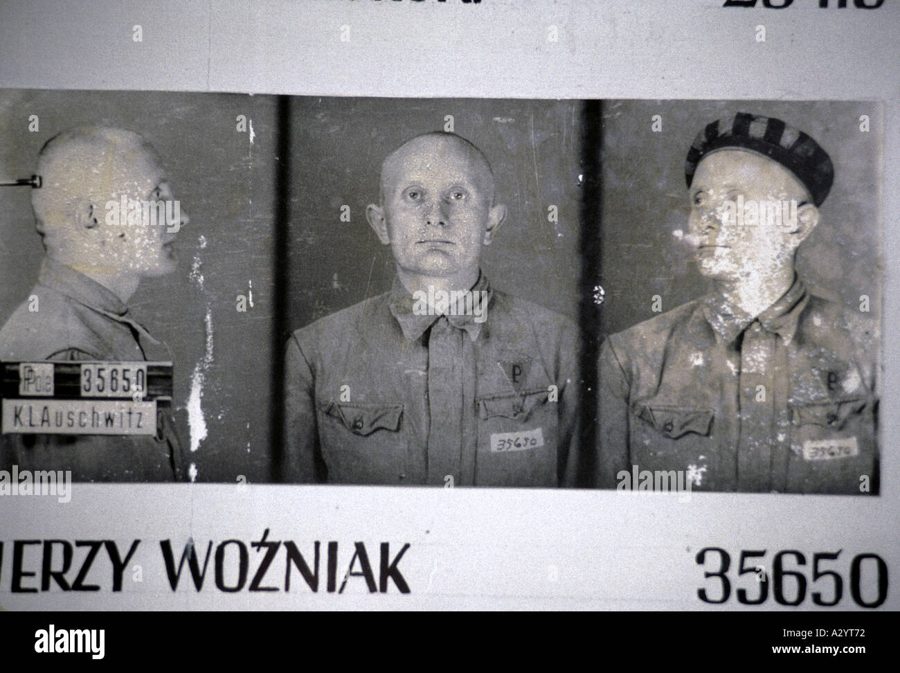 Polonia auschwitz auschwitz primo camp 1995 Foto Stock