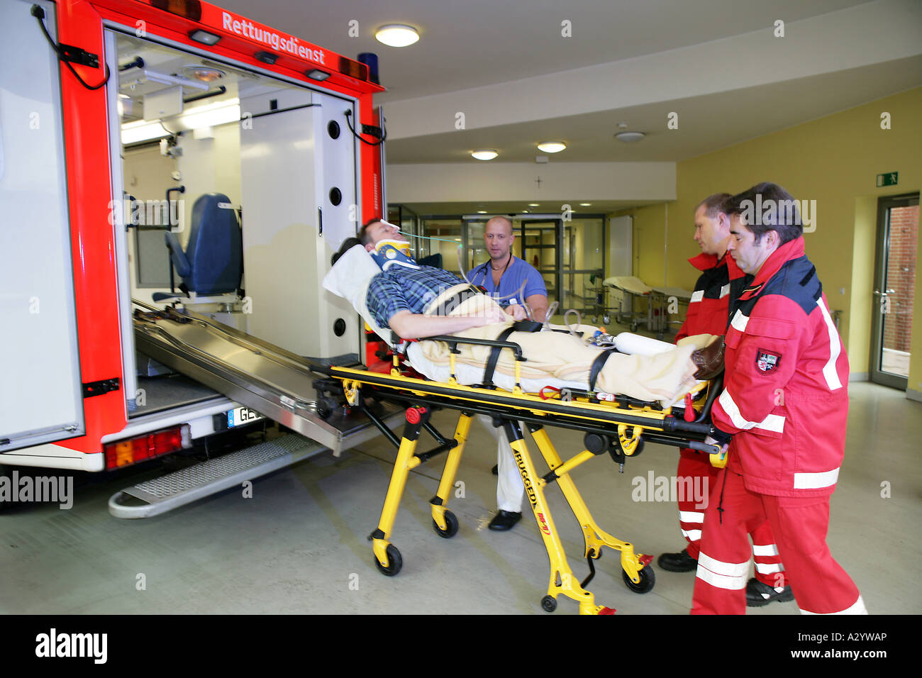 DEU Germania unità di pronto soccorso pronto soccorso di un ospedale Foto Stock
