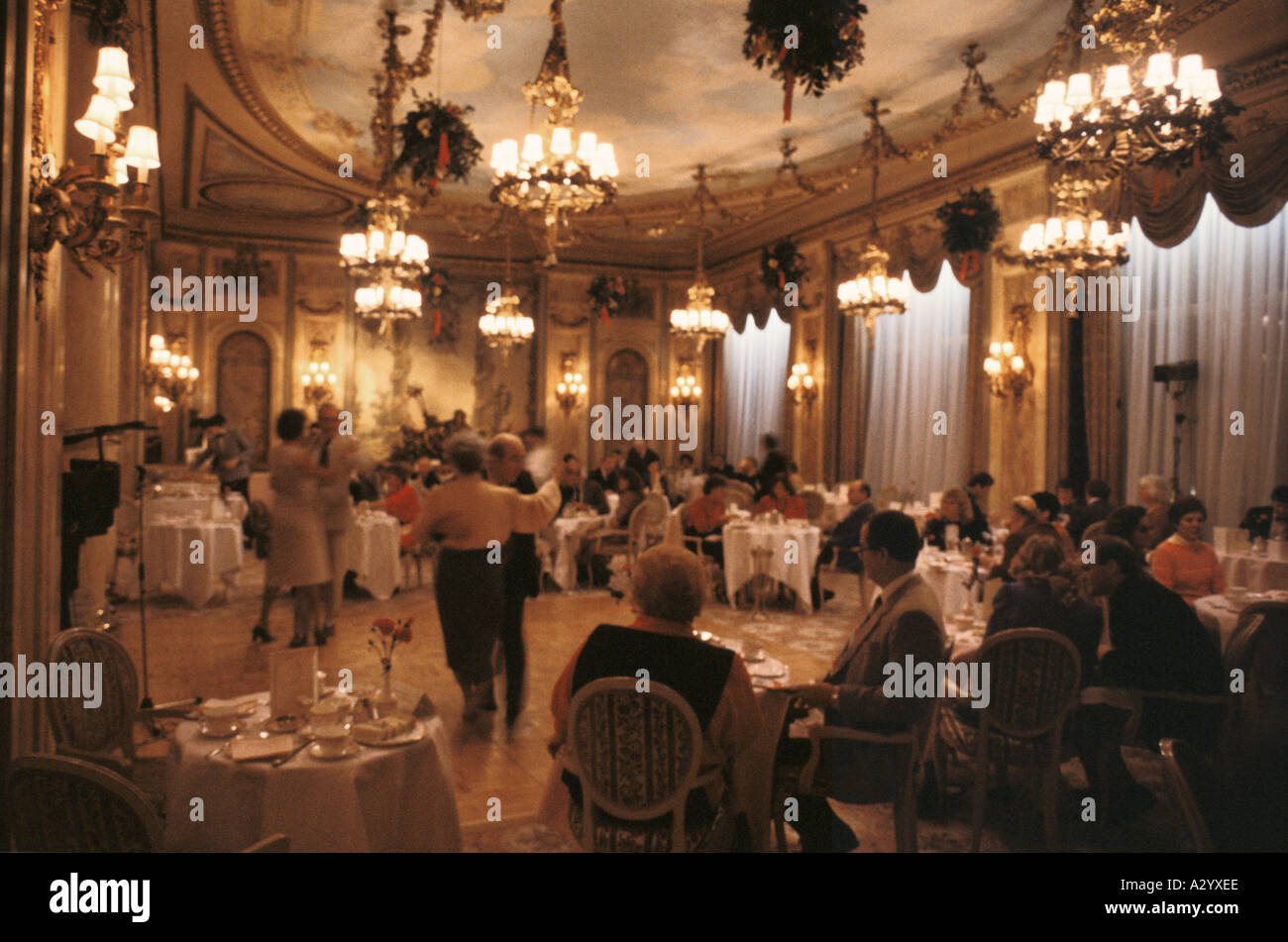 Danza del the Ritz Hotel Piccadilly Londra Foto Stock