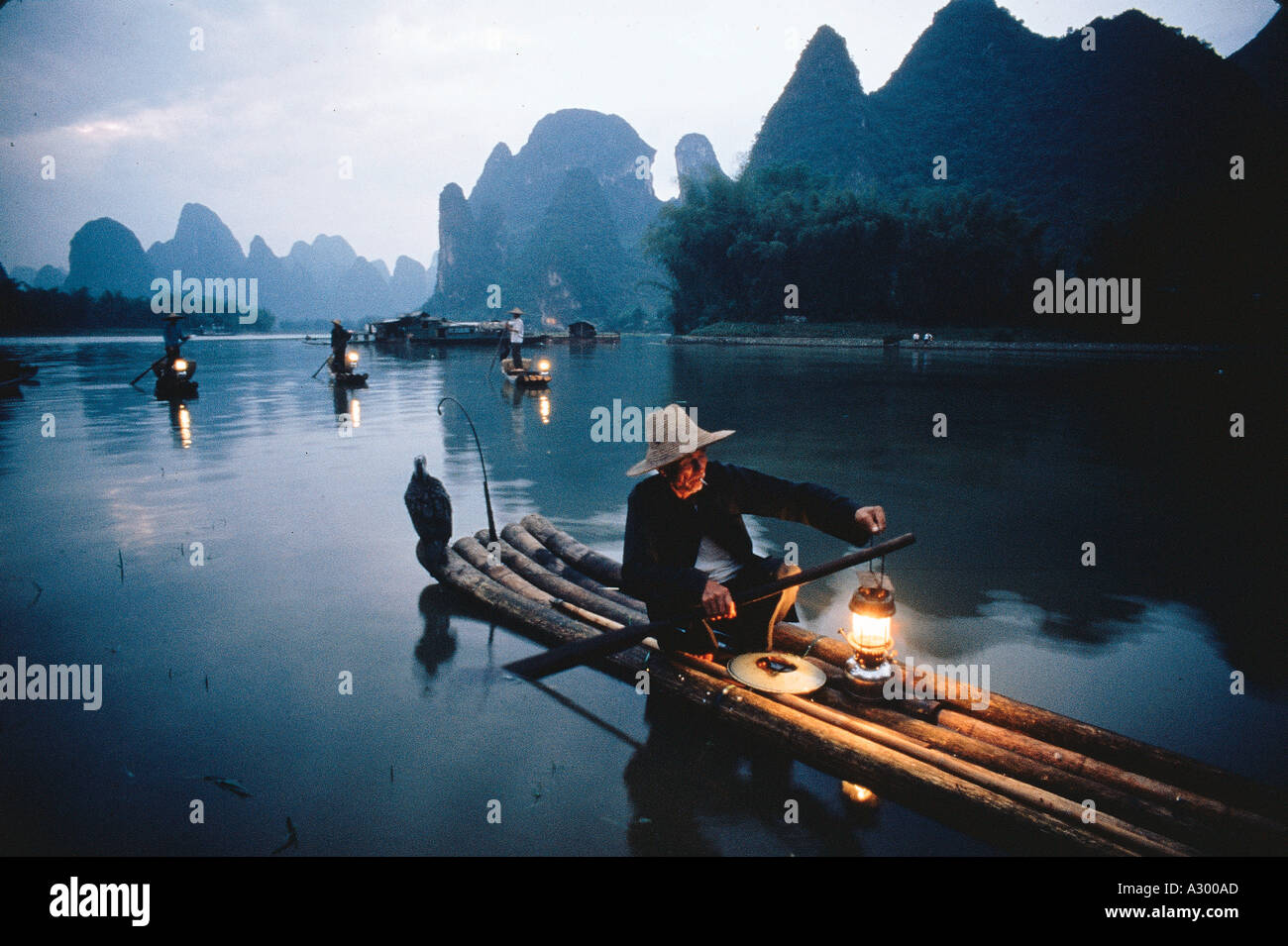 Il fiume Li Guilin Cina Foto Stock