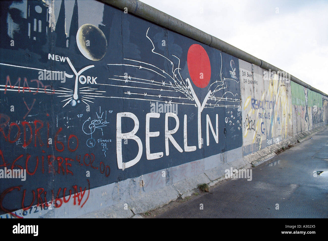 Berlino,Doodle,turismo,l'Estero,Travel Des Foto Stock