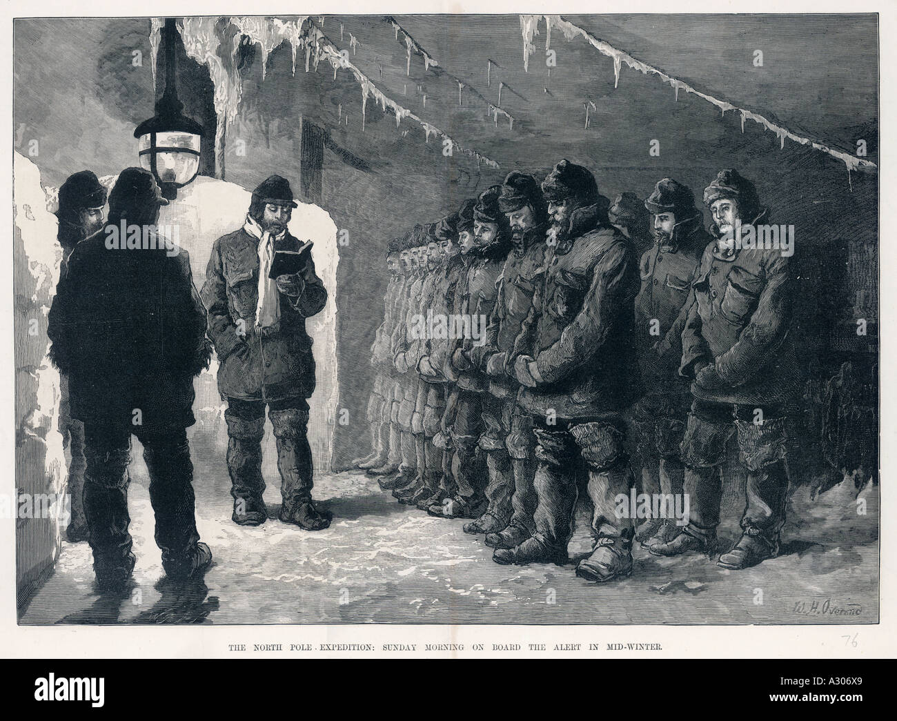 Narici servizio domenicale Foto Stock