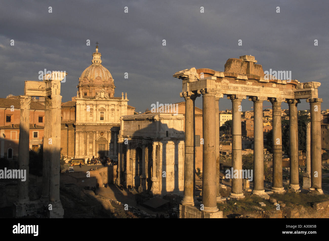 Italia Roma Foro Romano Foto Stock