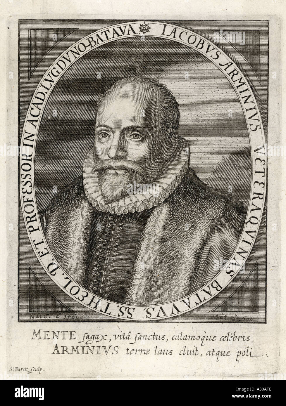 Jacobus Arminius Foto Stock