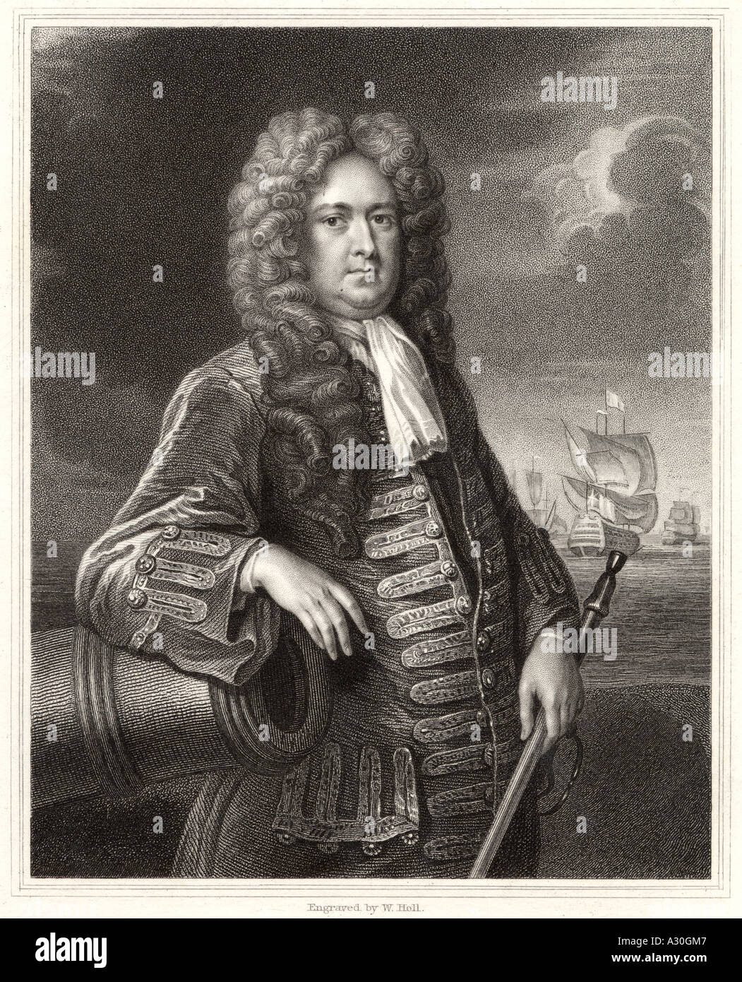 Sir George Rooke Foto Stock