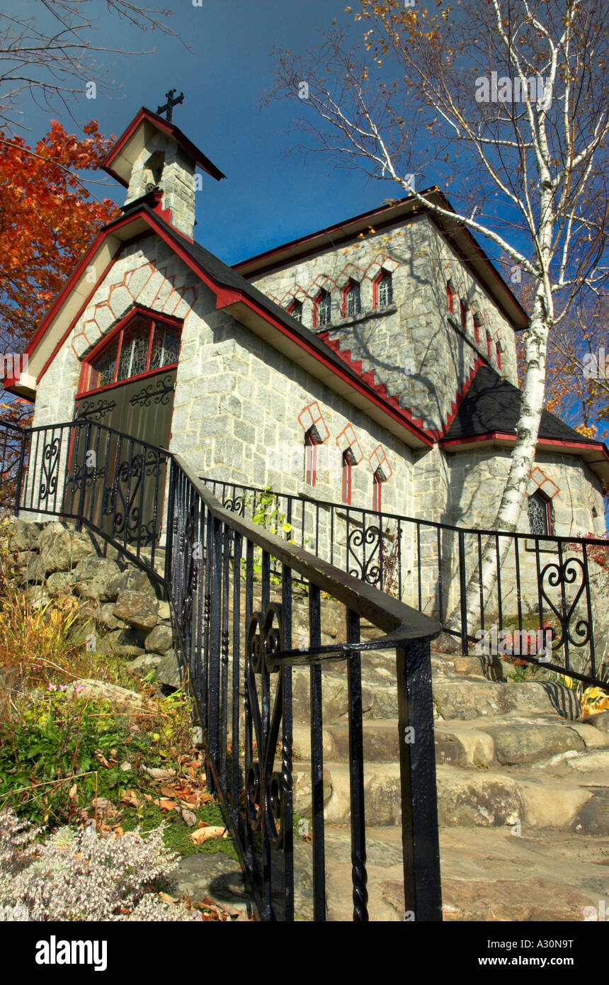 Una cappella nella motivazione del monastero Abbaye de St Benoit de Lac in Estrie, Québec Foto Stock