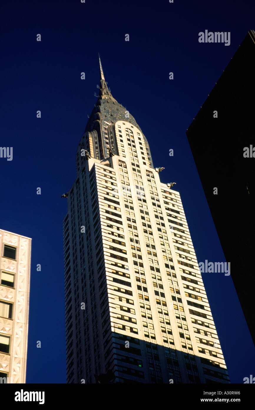 Il Chrysler Building skyline di New York Foto Stock