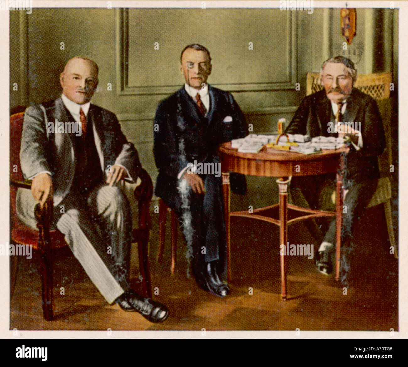 Conferenza di Locarno 1925 Foto Stock