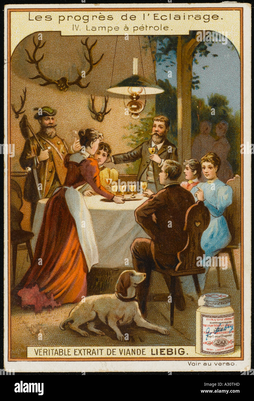 Ristoranti da olio lampada Foto Stock