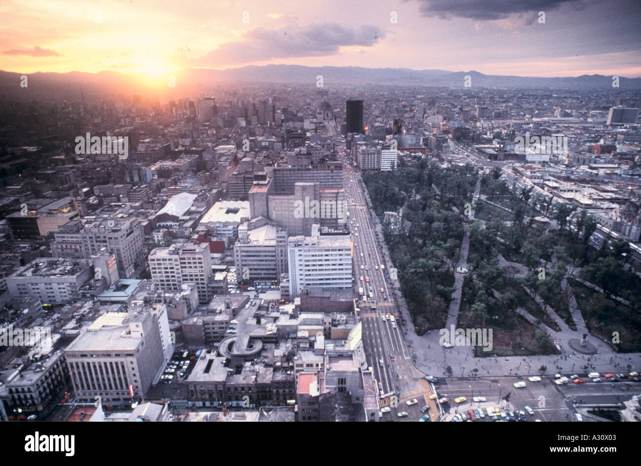 Città del Messico skyline Foto Stock