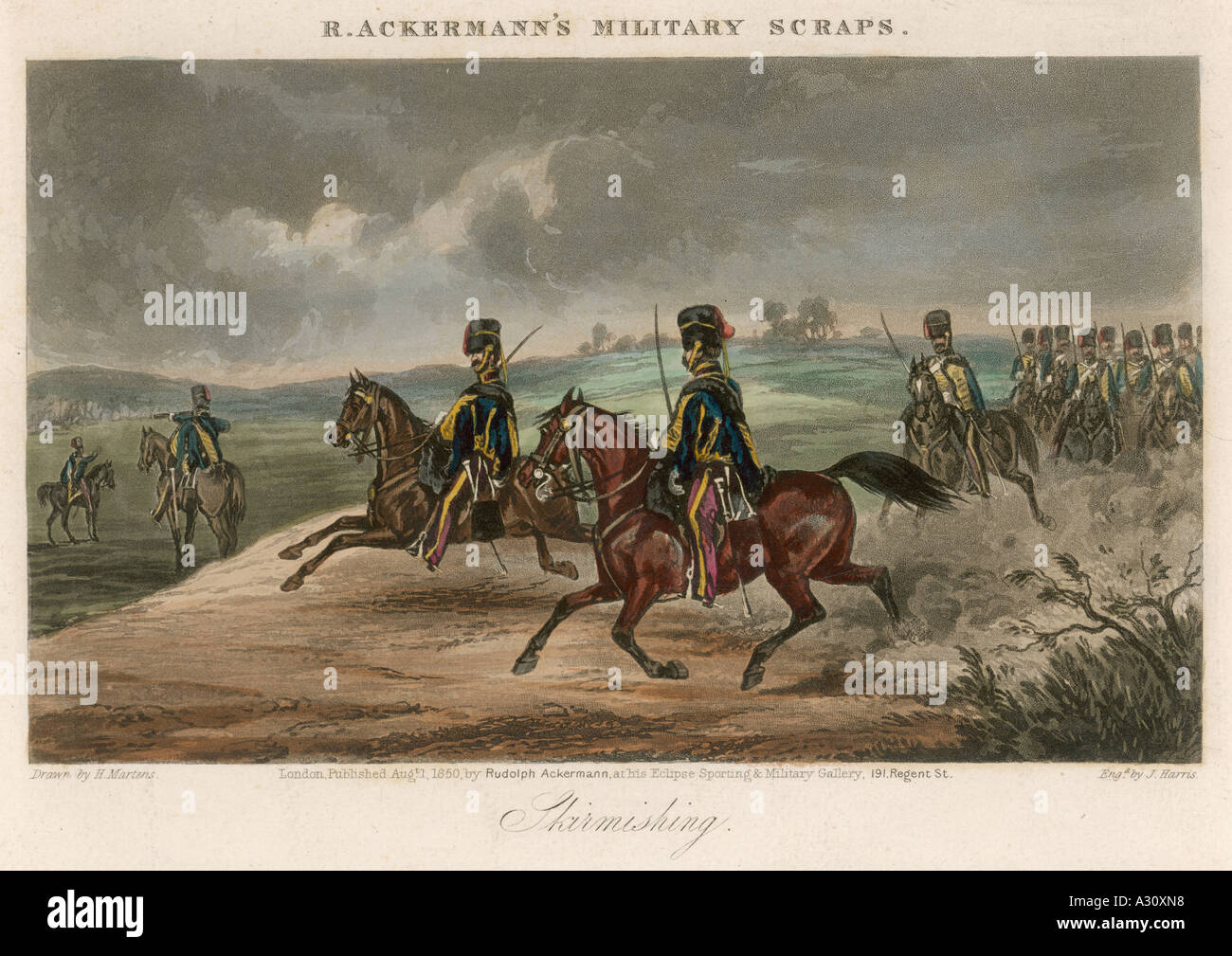 Una schermaglia di cavalleria immagini e fotografie stock ad alta