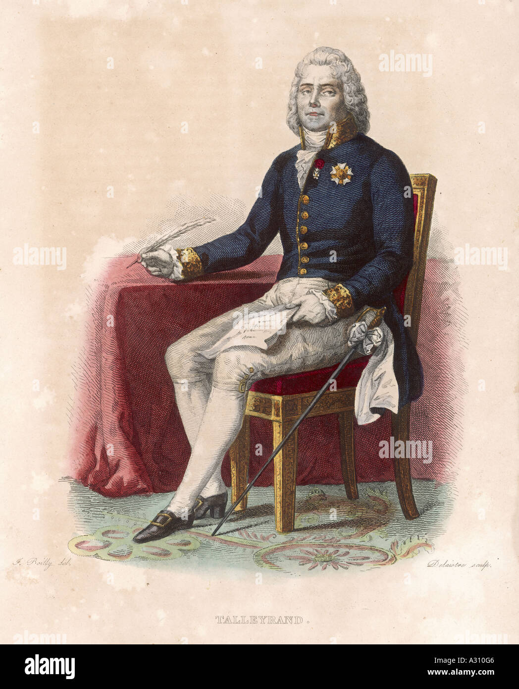 Talleyrand Boilly Foto Stock