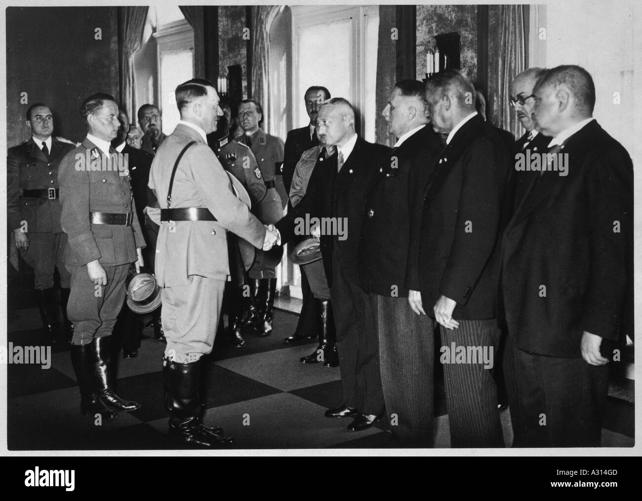 Hitler Schaffen Des Volk Foto Stock
