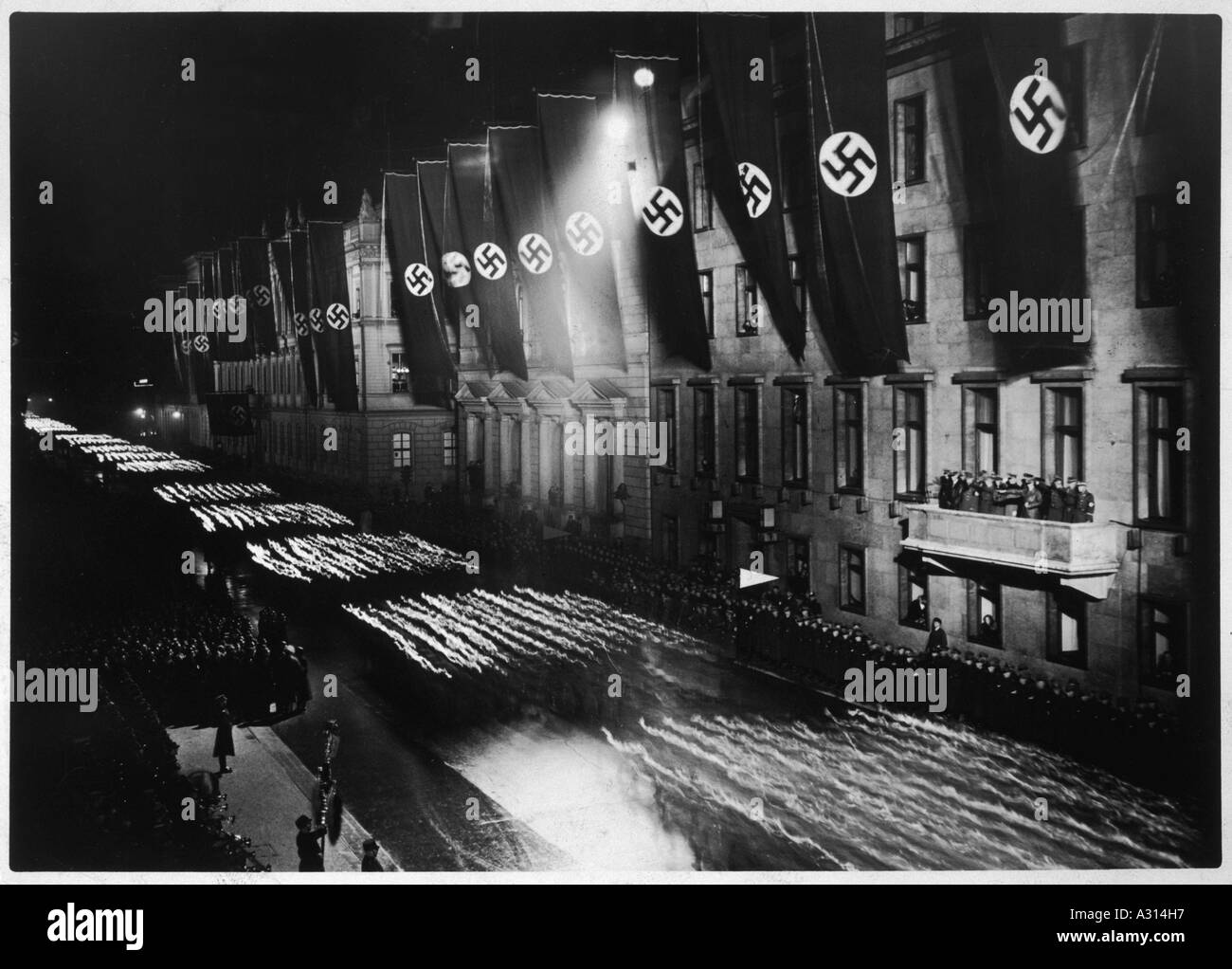 Hitler Wilhelmstrasse Foto Stock