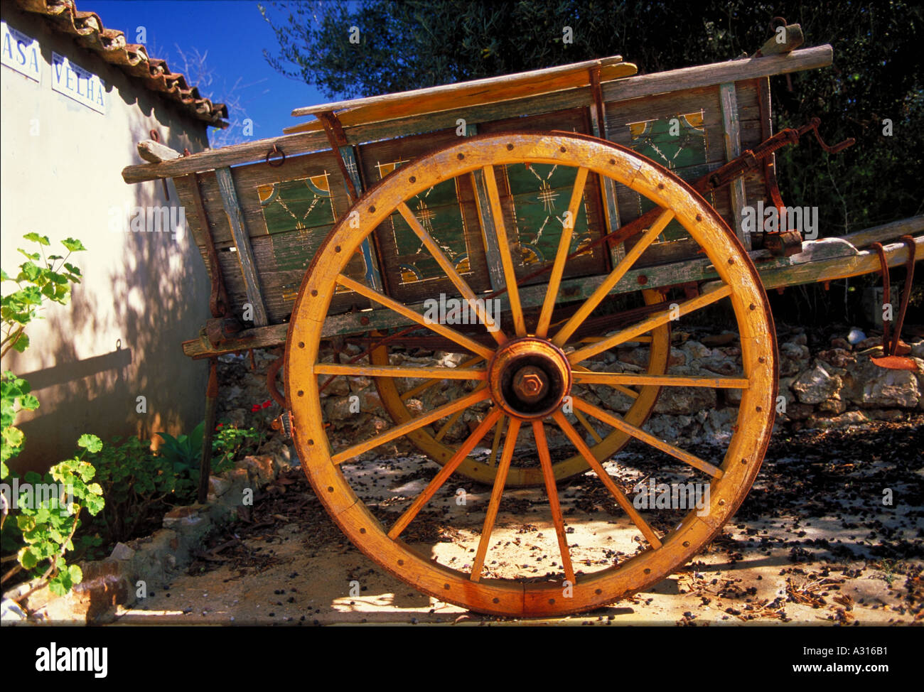 Agriturismo Mule Cart in Algarve Portogallo Foto stock - Alamy