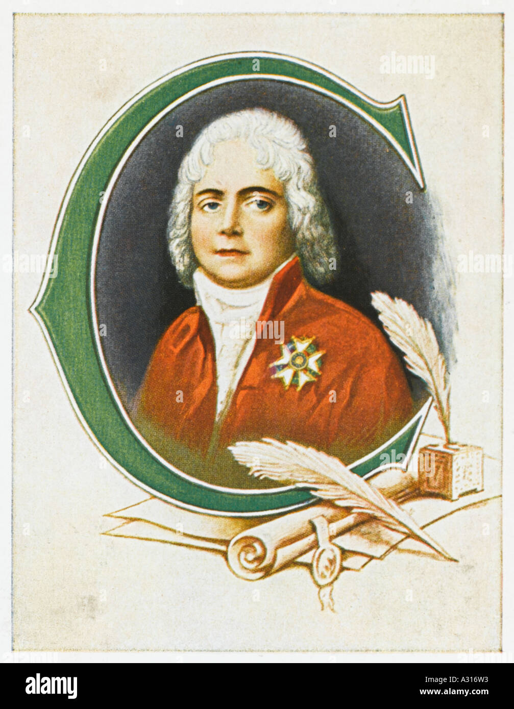 Talleyrand Isabey Miniat Foto Stock